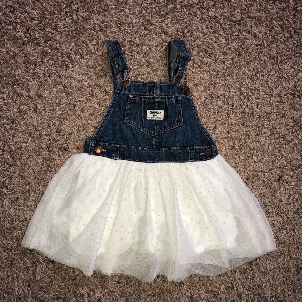 OshKosh B’gosh Bib Overall Tulle Dress